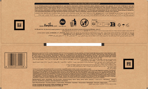 Babybroekjes Baby Dry Maat 4 Maxi (9-15 kg), maandelijkse doos, 180 stuks