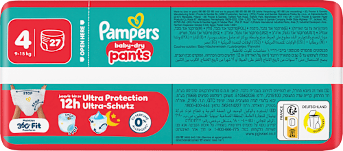 Baby Pants Baby Dry Gr. 4 Maxi (9-15 kg), 27 St
