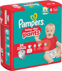 Babybroekjes Baby Dry Maat 4 Maxi (9-15 kg), 27 stuks