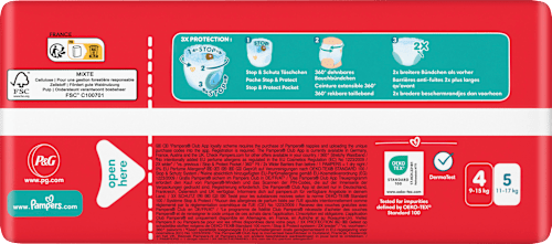 Babybroekjes Baby Dry Maat 4 Maxi (9-15 kg), 27 stuks