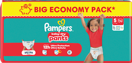 Baby Pants Baby Dry Gr. 5 (11-17 kg) Big Pack, 56 St
