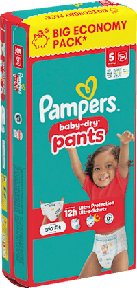 Baby Pants Baby Dry Gr. 5 (11-17 kg) Big Pack, 56 St