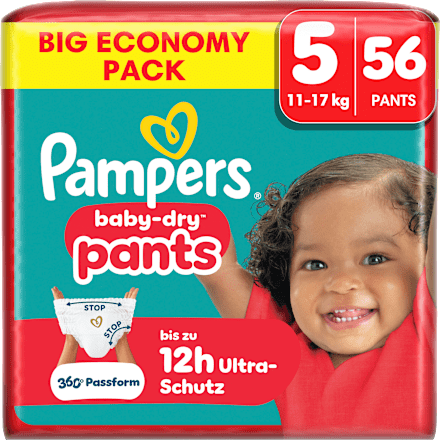 Baby Pants Baby Dry Gr. 5 (11-17 kg) Big Pack, 56 St