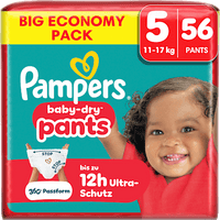 Baby Pants Baby Dry Gr. 5 (11-17 kg) Big Pack, 56 St