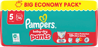 Baby Pants Baby Dry Gr. 5 (11-17 kg) Big Pack, 56 St