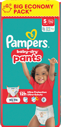 Baby Pants Baby Dry Gr. 5 (11-17 kg) Big Pack, 56 St