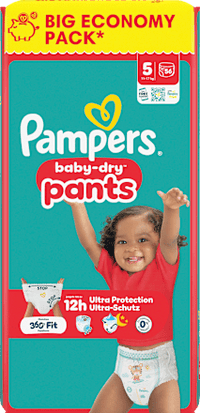 Baby Pants Baby Dry Gr. 5 (11-17 kg) Big Pack, 56 St