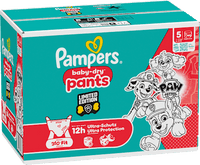 Babybroekjes Baby Dry Maat 5 Junior (11-17 kg) Limited Edition Paw Patrol, maandelijkse doos, 160 stuks