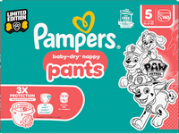Babybroekjes Baby Dry Maat 5 Junior (11-17 kg) Limited Edition Paw Patrol, maandelijkse doos, 160 stuks