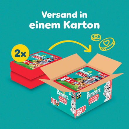 Babybroekjes Baby Dry Maat 5 Junior (11-17 kg) Limited Edition Paw Patrol, maandelijkse doos, 160 stuks