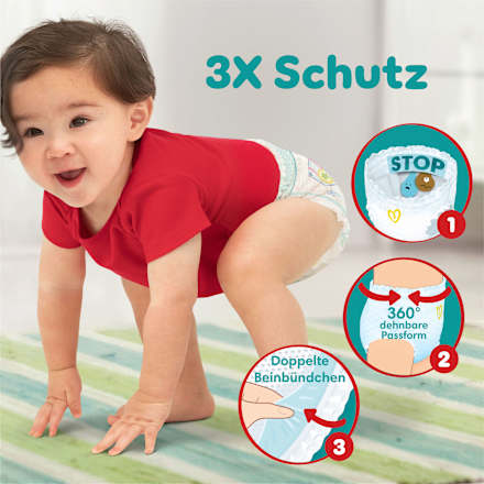 Babybroekjes Baby Dry maat 5 Junior (12-17 kg), XXL-verpakking, 96 stuks