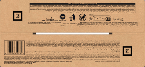 Babybroekjes Baby Dry Maat 6 Extra Groot (13-19 kg), maandelijkse doos, 138 stuks