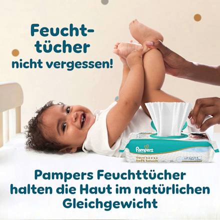 Babybroekjes Baby Dry Maat 6 Extra Groot (13-19 kg), maandelijkse doos, 138 stuks