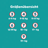 Babybroekjes Baby Dry Maat 6 Extra Groot (13-19 kg), maandelijkse doos, 138 stuks
