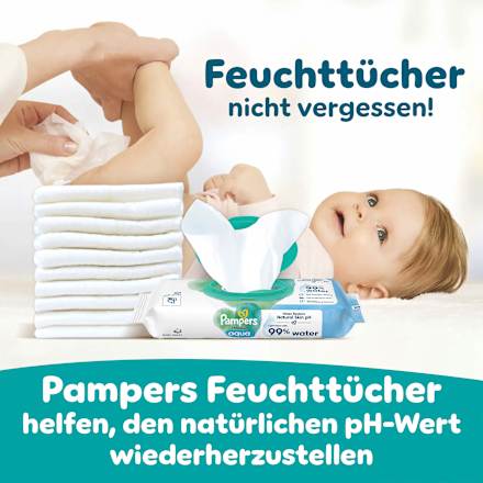 Babybroekjes Baby Dry Maat 6 Extra Groot (13-19 kg), maandelijkse doos, 138 stuks