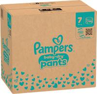 Babybroekjes Baby Dry maat 7 extra groot (15+ kg), maandelijkse doos, 126 stuks
