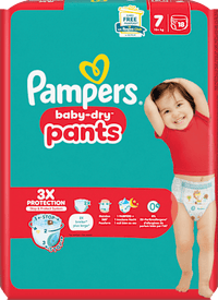 Babybroekjes Baby Dry Maat 7 XL (15+ kg), 18 stuks
