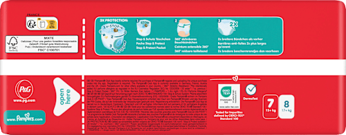 Babybroekjes Baby Dry Maat 7 XL (15+ kg), 18 stuks