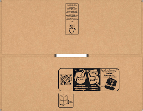 Babybroekjes Baby Dry maat 8 extra groot (17+ kg), maandelijkse doos, 117 stuks