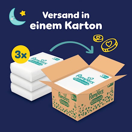 Baby Pants Night Baby Dry maat 6 (13+ kg), maandelijkse doos, 138 stuks