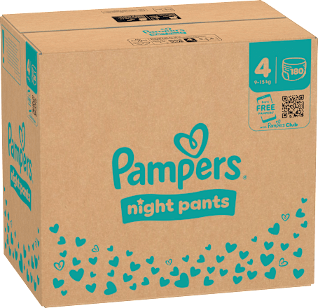 Baby Pants Night Gr. 4 (9-15 kg) Monatsbox, 180 St