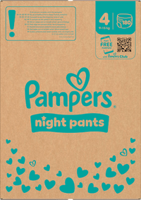 Baby Pants Night Gr. 4 (9-15 kg) Monatsbox, 180 St