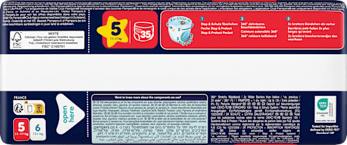 Babybroekjes nachtmaat 5 (11-17 kg), 35 stuks