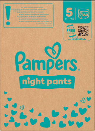 Baby Pants Night Gr. 5 (12-17 kg) Monatsbox, 160 St