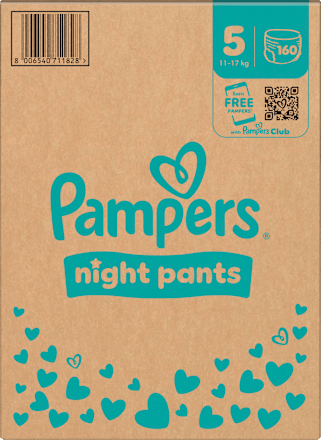Baby Pants Night Gr. 5 (12-17 kg) Monatsbox, 160 St