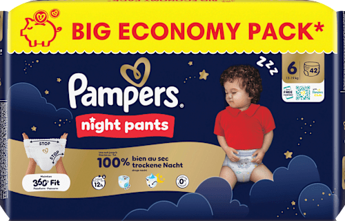 Baby Pants night Gr. 6 (13-19 kg) Big Pack, 42 St