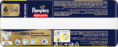 Baby Pants night Gr. 6 (13-19 kg) Big Pack, 42 St