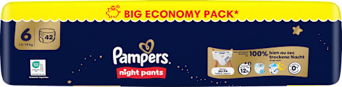 Baby Pants night Gr. 6 (13-19 kg) Big Pack, 42 St