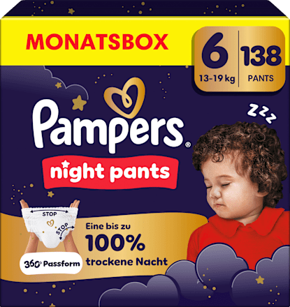 Baby Pants Night Gr. 6 (13+ kg) Monatsbox, 138 St