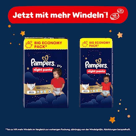 Baby Pants Night Gr. 7 (15+ kg) Big Pack, 38 St