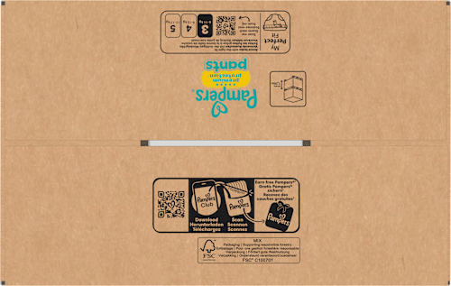 Baby Pants Premium Protection Maat 3 (6-11 kg), Maandbox, 192 stuks