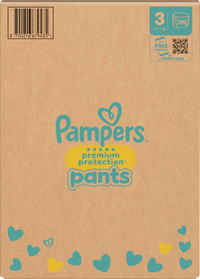 Baby Pants Premium Protection Maat 3 (6-11 kg), Maandbox, 192 stuks