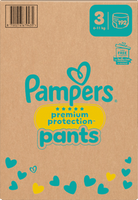 Baby Pants Premium Protection Maat 3 (6-11 kg), Maandbox, 192 stuks