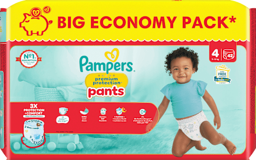 Babybroekjes Premium Bescherming Maat 4 Maxi (9-15kg), Grote Verpakking, 42 stuks