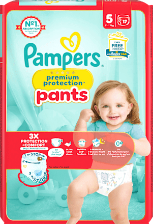 Baby Pants Premium Protection Gr.5 Junior (11-17 kg), 17 St Pampers