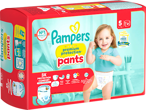 Baby Pants Premium Protection Gr.5 Junior (11-17 kg), 17 St Pampers