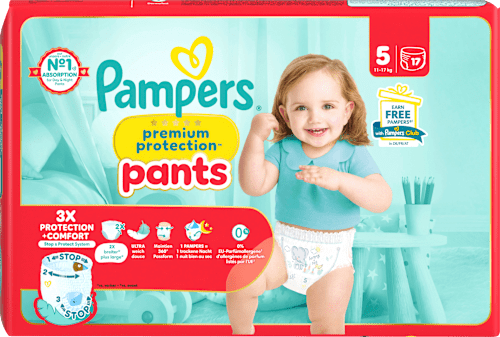 Baby Pants Premium Protection Gr.5 Junior (11-17 kg), 17 St Pampers