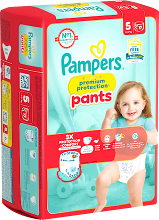 Baby Pants Premium Protection Gr.5 Junior (11-17 kg), 17 St Pampers
