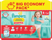 Babybroekjes Premium Protection Maat 5 Junior (11-17kg), Grote verpakking, 36 stuks