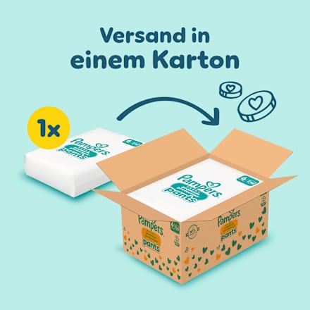 Baby Pants Premium Protection Maat 6 Extra Large (13-19 kg), maandelijkse doos, 132 stuks