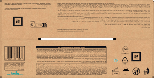 Baby Pants Premium Protection Maat 6 Extra Large (13-19 kg), maandelijkse doos, 132 stuks