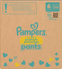 Baby Pants Premium Protection Maat 6 Extra Large (13-19 kg), maandelijkse doos, 132 stuks