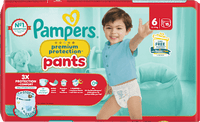 Babybroekjes Premium Bescherming Maat 6 XL (13-19 kg), 15 stuks
