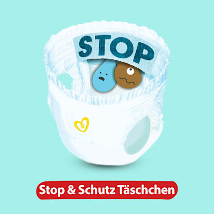 Babybroekjes Premium Protection Maat 7 Extra Groot (15+ kg), maandelijkse doos, 123 stuks