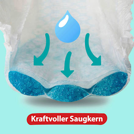 Babybroekjes Premium Protection Maat 7 Extra Groot (15+ kg), maandelijkse doos, 123 stuks