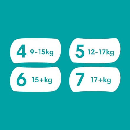 Babybroekjes Premium Protection Maat 7 Extra Groot (15+ kg), maandelijkse doos, 123 stuks